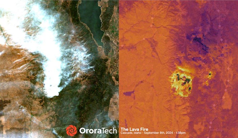 OroraTech USA Enhances Idaho's Fire Safety