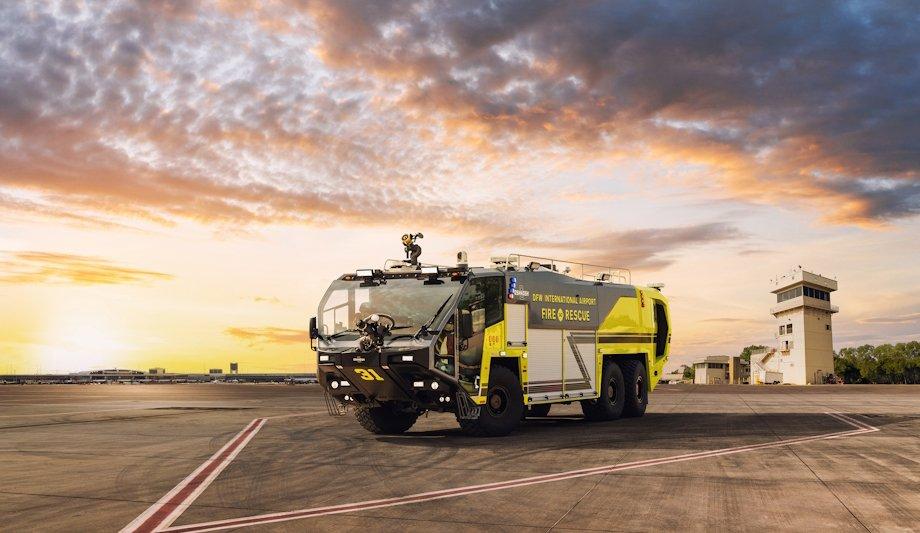 Oshkosh Striker Volterra Boosts Dallas Fort Worth Airport's ARFF Efficiency