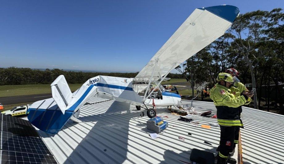 FRNSW Leads Aircraft Crash Rescue At Campbelltown