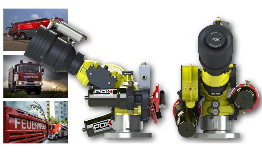 POK Launches A New Product Kalipyge Remote-Controlled Monitor For Fire-Fighting Vehicles