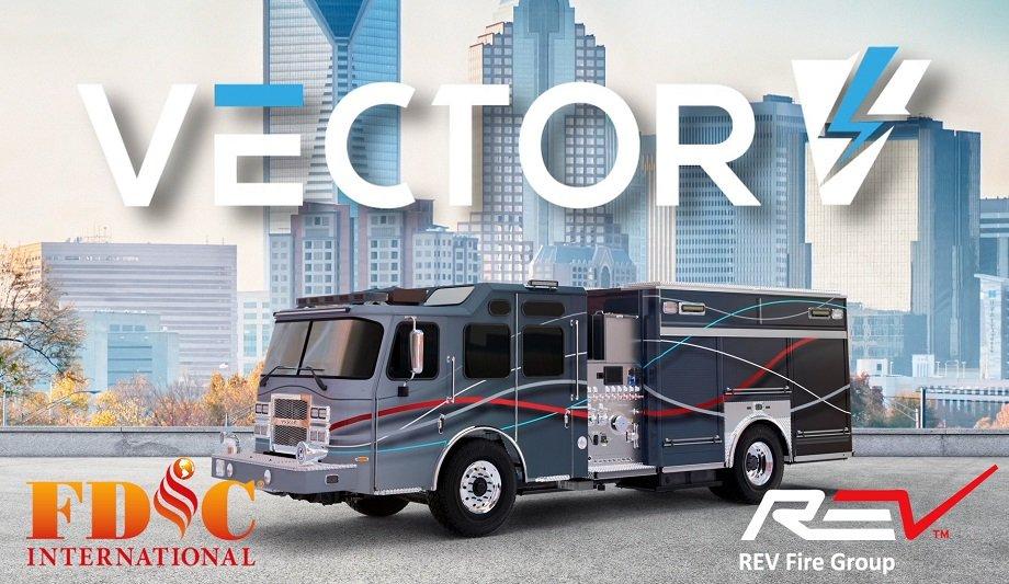 REV Fire Group To Unveil Vector™, The First North American-Style Fully Electric Fire Truck At FDIC 2022