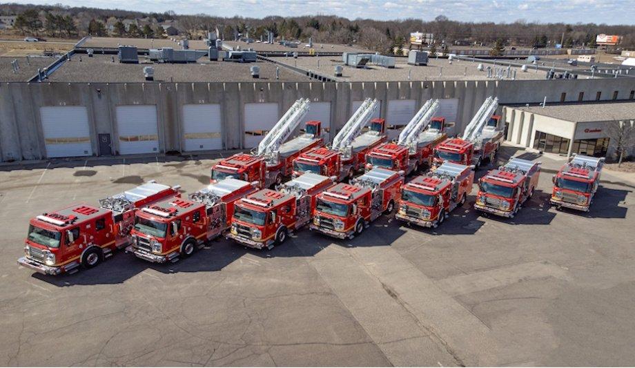Rosenbauer Delivers Tractor Drawn Aerials (TDAs) To LA County Fire Department