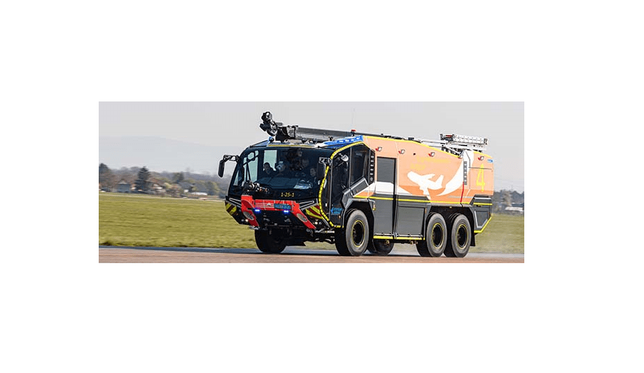 Rosenbauer PANTHER Fire Engine Secures Stuttgart Airport Fire Department