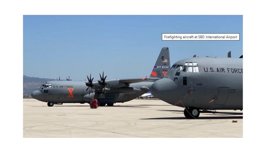 SBD International Airport Provides Pivotal Support To Firefighting Efforts In Southern California