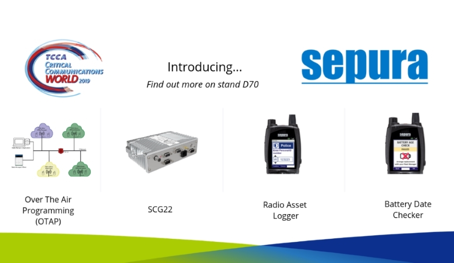 Sepura Launches TETRA Mobile Radio And OTAP Solution At Critical Communications World 2019
