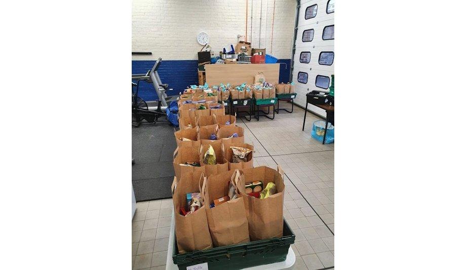Slaithwaite Station Prepares Christmas Hampers For Families In Need