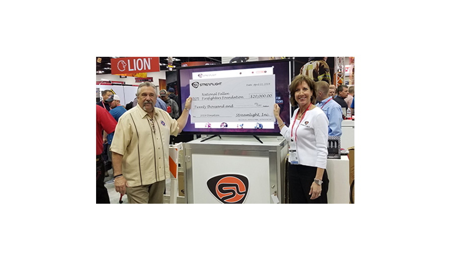 Streamlight Donates $20,000 To National Fallen Firefighters Foundation And Renews Bronze Helmet Sponsorship