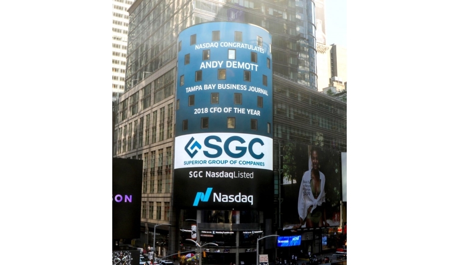 Superior Group Of Companies CFO Andy Demott Named Tampa Bay Business Journal’s CFO Of The Year