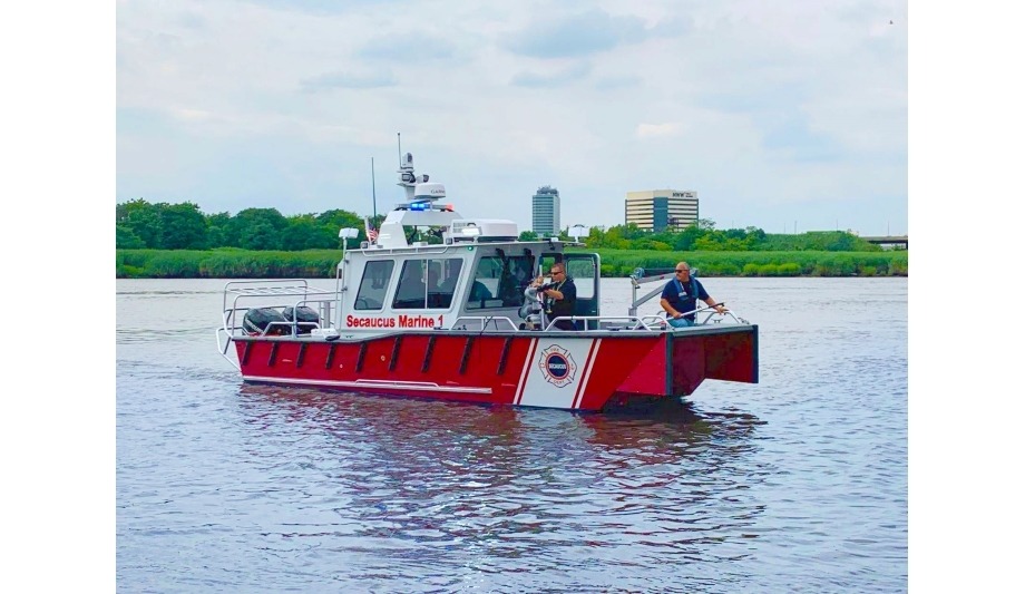 Lake Assault’s Firefighting And Rescue Craft Deployed By The Secaucus, New Jersey Fire Departments