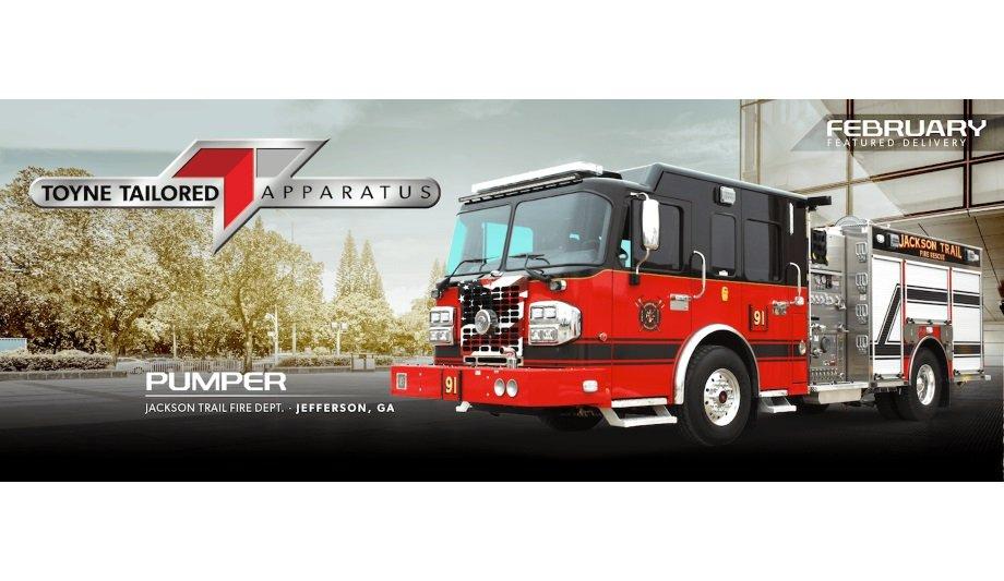 Toyne Provides The Jackson Trail Volunteer Fire Department With A Pumper Vehicle To Enhance Fire Safety