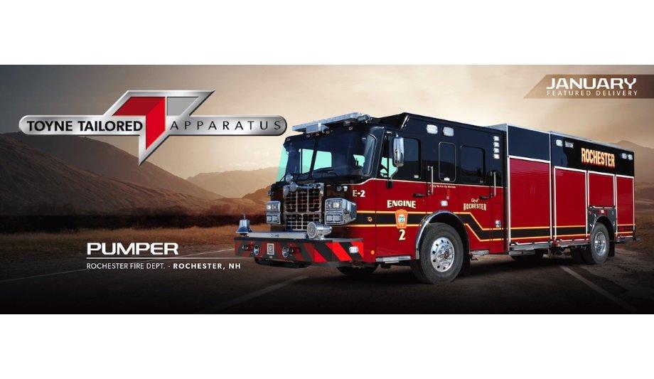 Toyne Provides Pumper Vehicle To The Rochester Fire Department To Handle Emergency Situations Efficiently