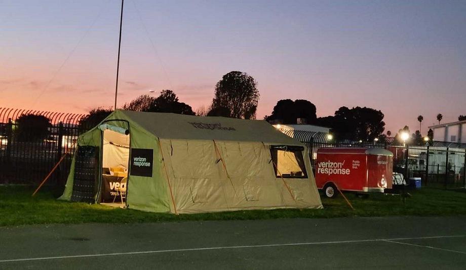 Verizon Frontline Helped Keep First Responders Connected During Super Bowl LVI