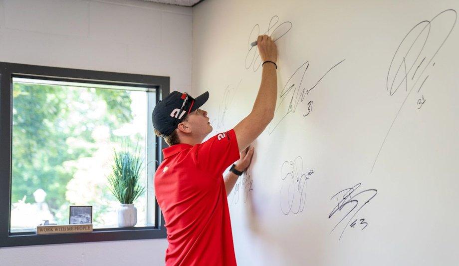 Whelen Hosts Jesse Love At NH Facility Tour