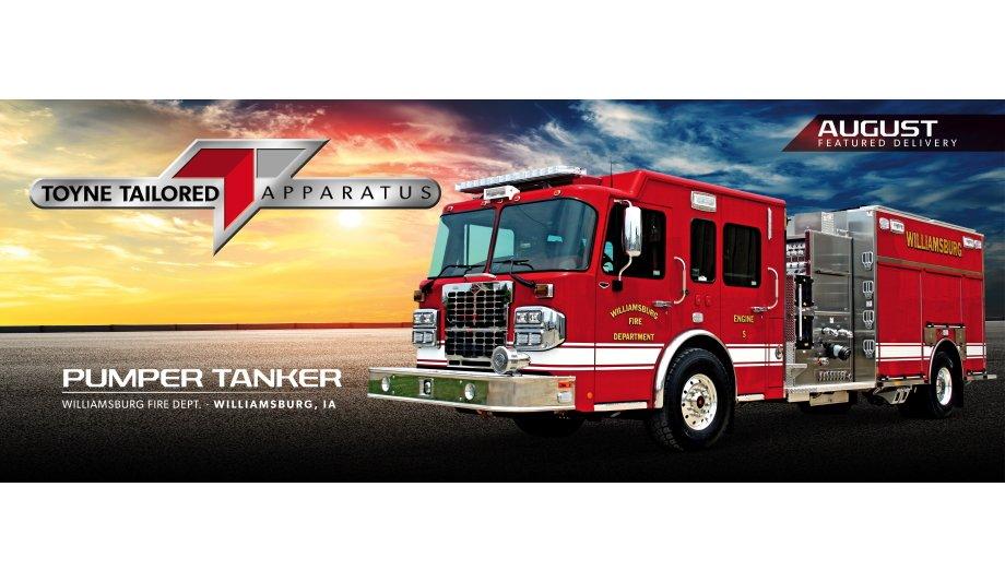 Williamsburg Fire Department Adds Toyne Pumper Tanker To Apparatus Fleet
