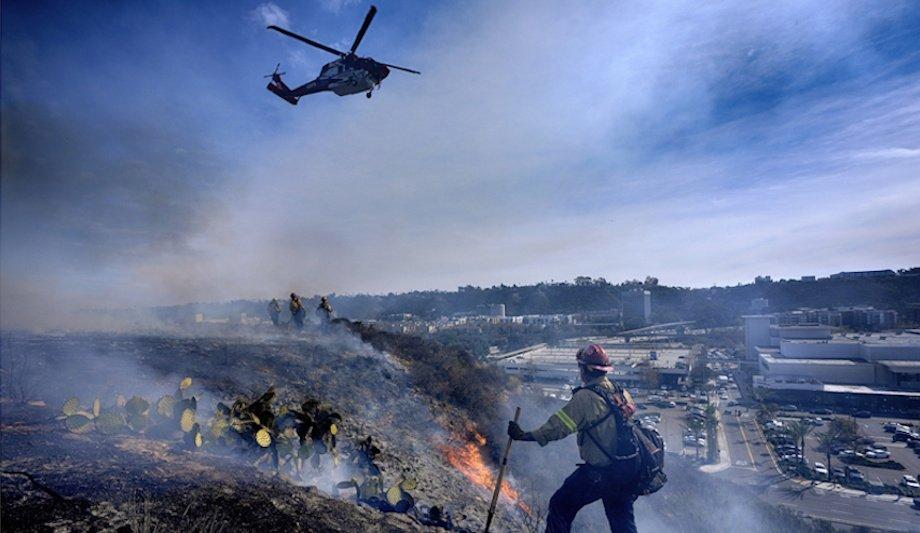 Wyoming Firefighters Battle Brutal Main Street Blaze
