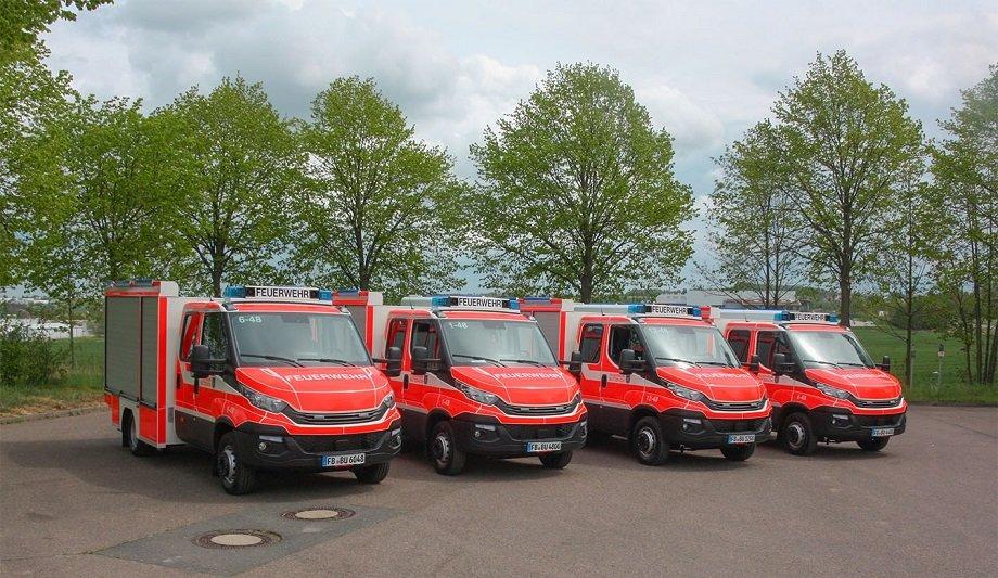 ZIEGLER Delivers Four TSF-W Vehicles To Fire Departments In Germany