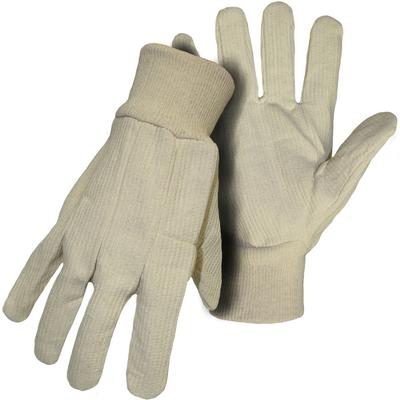 Protective Industrial Products 10CI Cotton Corded Single Palm Glove - Knit Wrist