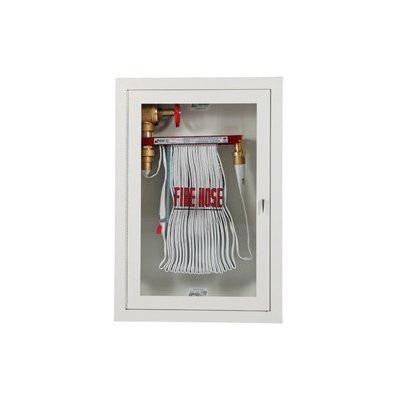 Potter Roemer 1124 2.5 x 1.5" Fire Hose Rack Cabinet (Semi-Recessed Wall Mounting)