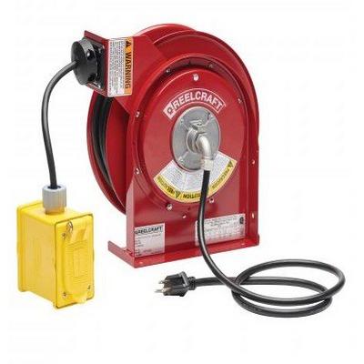 L 4545 123 7 – 12/3 45 ft. Premium Duty Duplex Outlet Box w/GFCI Power Cord Reel
