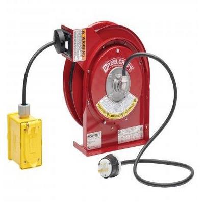 L 4545 123 7AC – 12/3 45 ft. Premium Duty Duplex Outlet Box w/GFCI Power Cord Reel