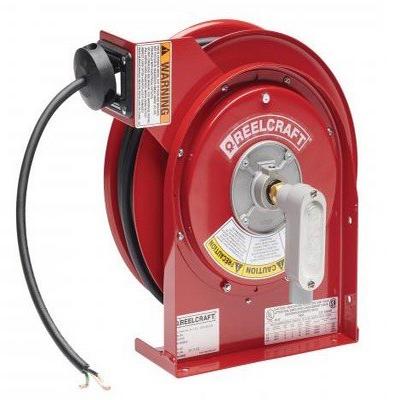 L 4545 123 X – 12/3 45 ft. Premium Duty Flying Lead Power Cord Reel