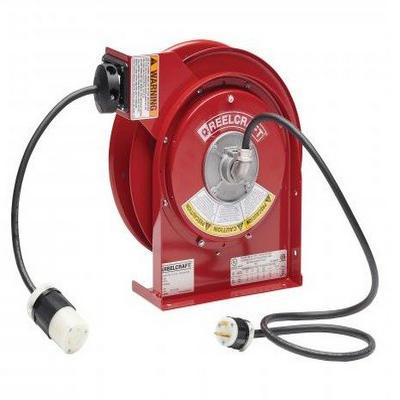 L 4545 123 3B – 12/3 45 ft. Premium Duty Twist Lock Connector Power Cord Reel