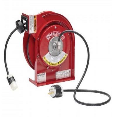 L 4545 123 3AC – 12/3 45 ft. Premium Duty Single Receptacle Power Cord Reel