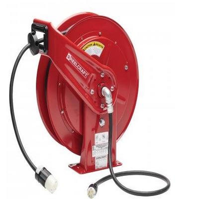 L 70100 123 3B  – 12/3 100 ft. Heavy Duty Twist Lock Connector Power Cord Reel