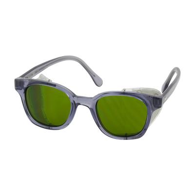 Protective Industrial Products 249-5907-207 Full Frame Safety Glasses with Smoke Frame, IR Filter Shade 3.0 Lens and Anti-Scratch Coating