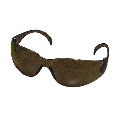 Protective Industrial Products 250-01-5504 Rimless Safety Glasses with Dark Brown Temple, Dark Brown Lens and Anti-Scratch Coating