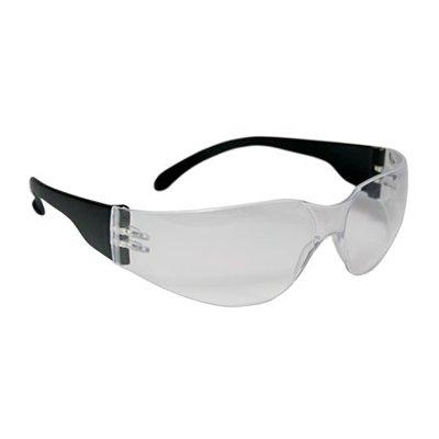Protective Industrial Products 250-00-0002 Rimless Safety Glasses with Black Temple, I/O Lens and Anti-Scratch Coating
