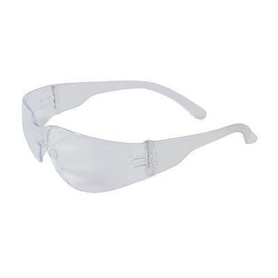 Protective Industrial Products 250-00-0020 Rimless Safety Glasses with Clear Temple, Clear Lens and Anti-Scratch / Anti-Fog Coating