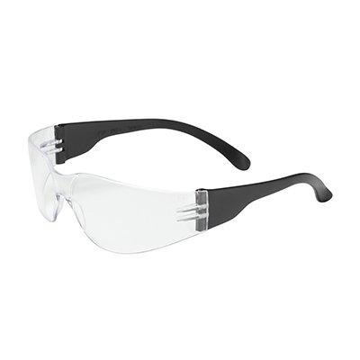Protective Industrial Products 250-00-0920 Rimless Safety Glasses with Black Temple, Clear Lens and Anti-Scratch / Anti-Fog Coating