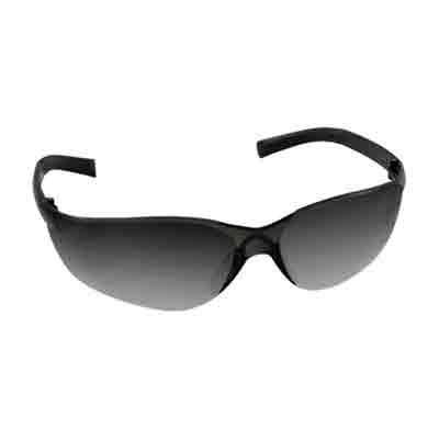 Protective Industrial Products 250-08-0005 Rimless Safety Glasses with Black Temple, Silver Mirror Lens and Anti-Scratch Coating