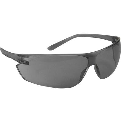 Protective Industrial Products 250-14-0021 Rimless Safety Glasses with Gray Temple, Gray Lens and Anti-Scratch / Anti-Fog Coating