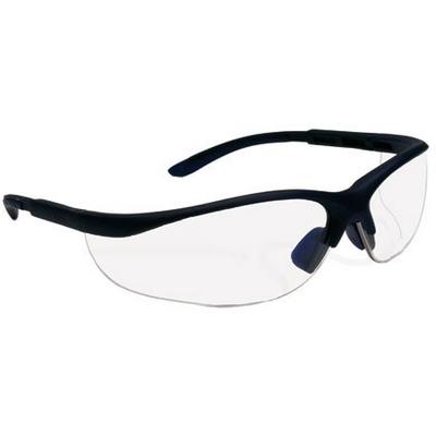 Protective Industrial Products 250-21-0402 Semi-Rimless Safety Glasses with Black Frame, I/O Lens and Anti-Scratch Coating
