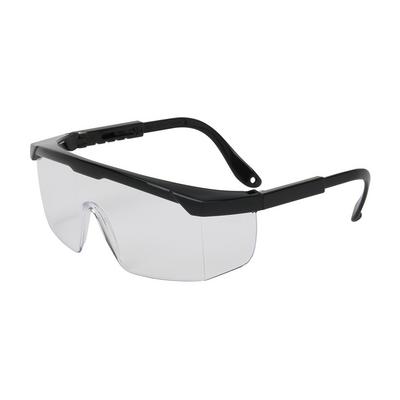 Protective Industrial Products 250-24-0080 Semi-Rimless Safety Glasses with Black Frame and Clear Lens