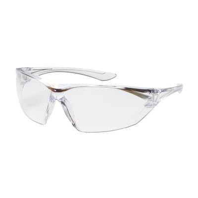 Protective Industrial Products 250-31-0010 Rimless Safety Glasses with Clear Temple, Clear Lens and Anti-Reflective / Anti-Scratch Coating