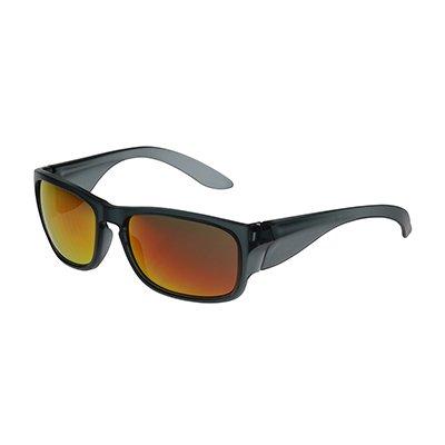 Protective Industrial Products 250-57-0004 Full Frame Safety Glasses with Translucent Charcoal Frame, Red Mirror Plus Lens and Anti-Scratch / Anti-Reflective Coating