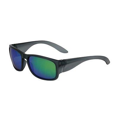 Protective Industrial Products 250-57-0008 Full Frame Safety Glasses with Translucent Charcoal Frame, Green Mirror Plus Lens and Anti-Scratch / Anti-Reflective Coating