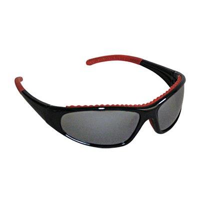 Protective Industrial Products 250-60-0625 Full Frame Safety Glasses with Silver / Red Frame, Red Mirror Lens and Anti-Scratch / Anti-Fog Coating