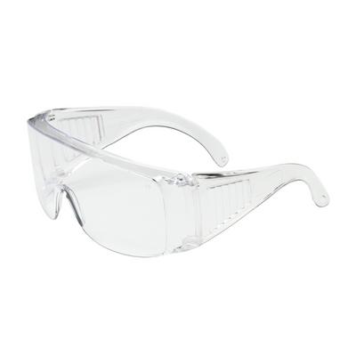 Protective Industrial Products 250-99-0980DP OTG Rimless Safety Glasses with Clear Temple and Clear Lens - Dispenser Box