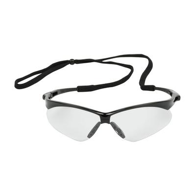 Protective Industrial Products 250-AN-10110 Semi-Rimless Safety Glasses with Black Frame, Clear Lens and Anti-Scratch Coating