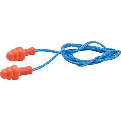 Protective Industrial Products 267-HPR320C Reusable TPR Corded Ear Plugs - NRR 25