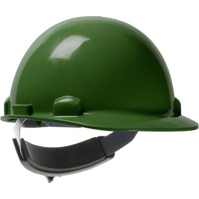 Protective Industrial Products 280-HP341SR Cap Style Smooth Dome Hard Hat with HDPE Shell, 4-Point Textile Suspension and Swing Wheel-Ratchet Adjustment
