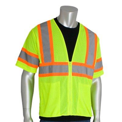 Protective Industrial Products 303-HSVP ANSI Type R Class 3 Value Two-Tone Mesh Vest