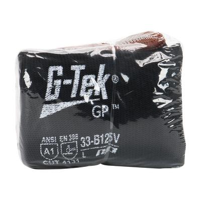 Protective Industrial Products 33-B125V Seamless Knit Nylon Glove with Polyurethane Coated Flat Grip on Palm & Fingers - Vend-Ready