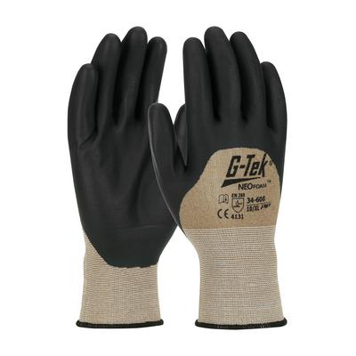 Protective Industrial Products 34-608 Seamless Nylon Glove with NeoFoam® Coated Palm, Fingers & Knuckles - Touchscreen Compatible