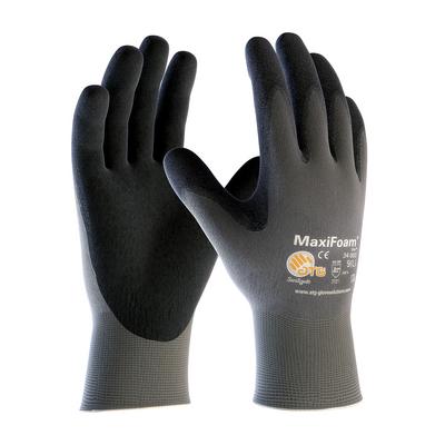 Protective Industrial Products 34-900V Seamless Knit Nylon Glove with Nitrile Coated Foam Grip on Palm & Fingers - Vend-Ready