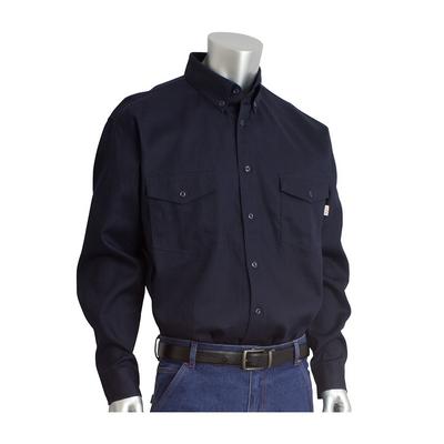 Protective Industrial Products 385-FRWS AR/FR Dual Certified Long Sleeve Workshirt - 8.5 cal/cm2